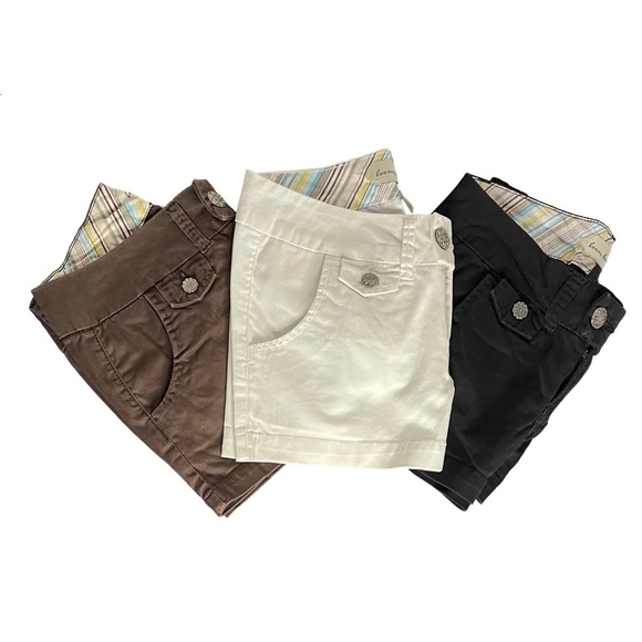 Boom Boom Jeans 5 Pocket Shorts~ Brown - Picture 3 of 3